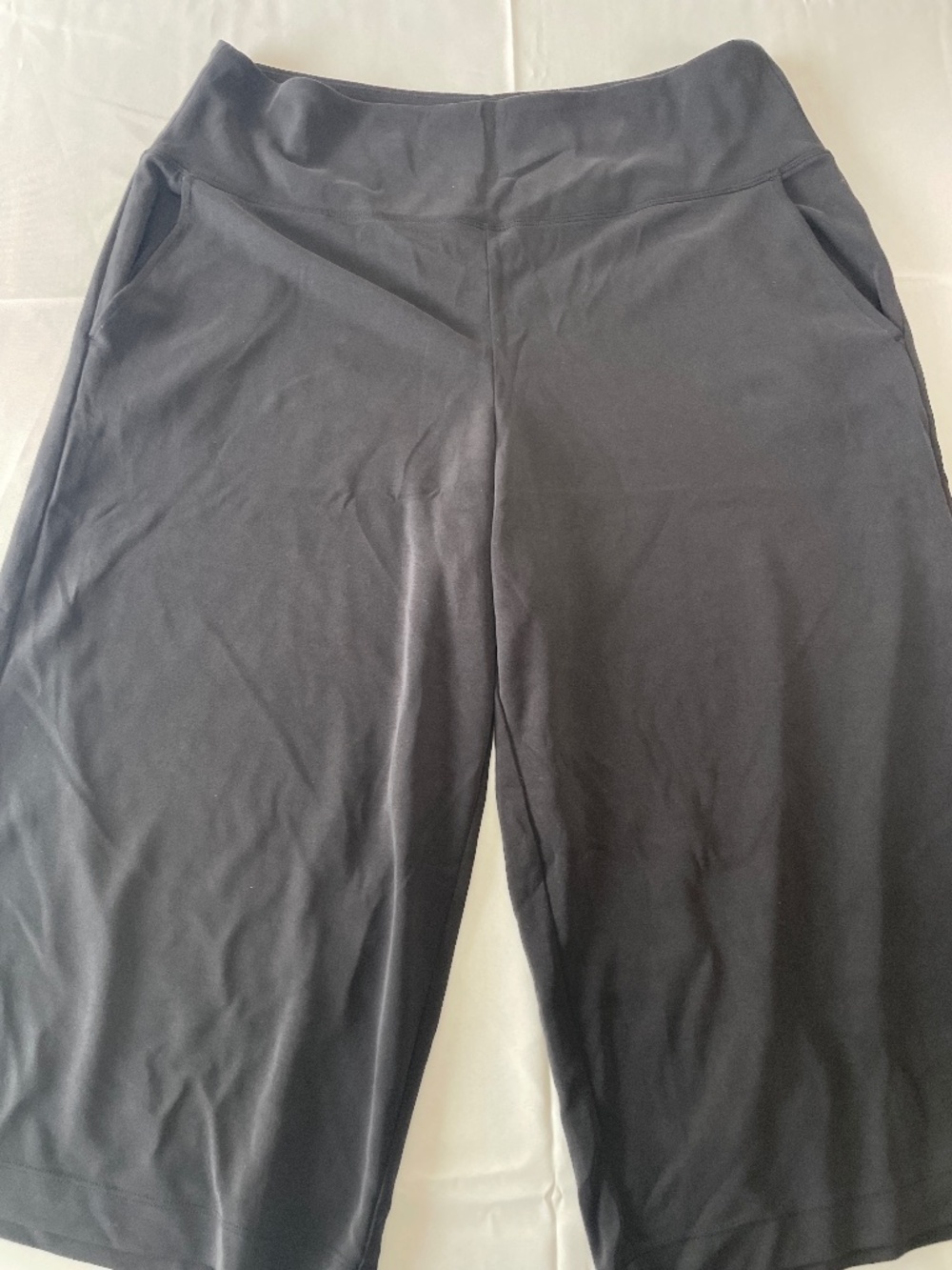 Athleta Womens Gray Athletic Capri Pants Cropped - Size 1X